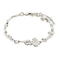 Solidarity Recycled Organic Shaped Bracelet | Silver Plated